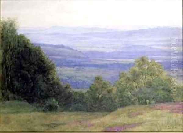 From Kings Ley Green near Haslemere Oil Painting by Sir Frank Dicksee