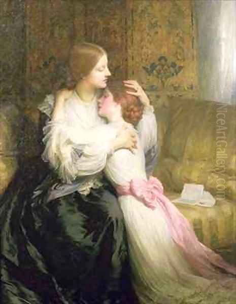 The Mother Oil Painting by Sir Frank Dicksee