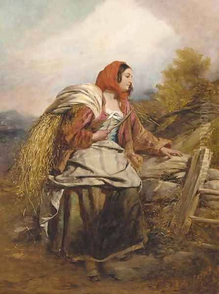 Lavinia Oil Painting by Charles Dukes