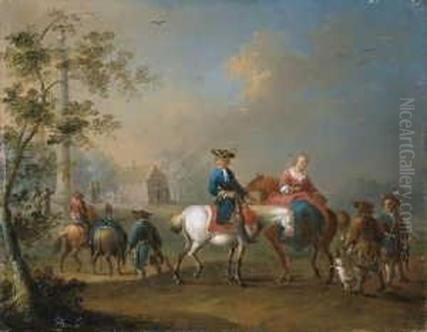 Zugeschrieben Oil Painting by Johann Georg Pforr