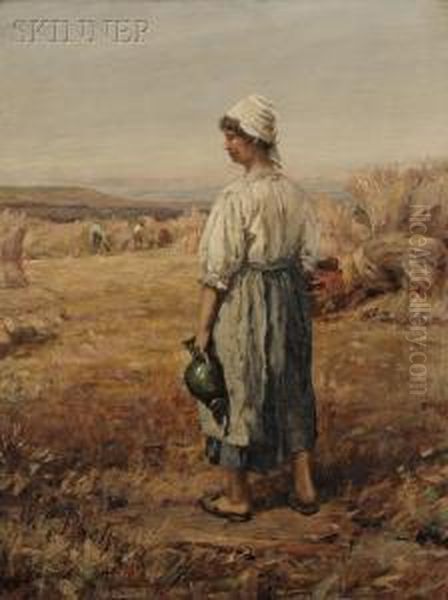 Headed For The Field Oil Painting by William Preston Phelps