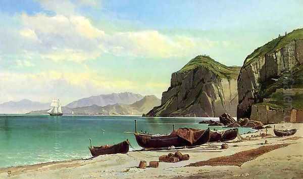 Marina Grande - Capri Oil Painting by Charles Temple Dix