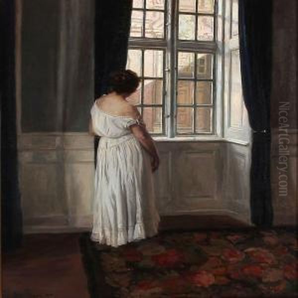 Interior Oil Painting by Sally Philipsen