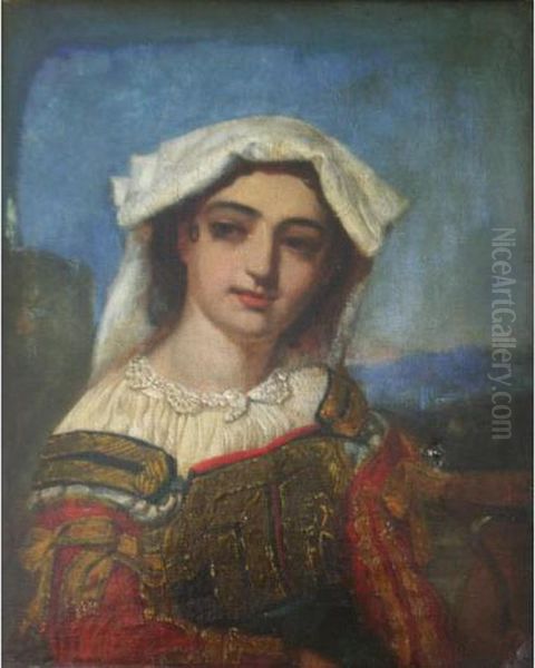 La Bella Senorita Oil Painting by John Phillip