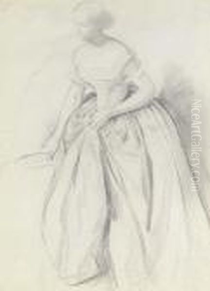 Sketch Of Princess Alice Oil Painting by John Phillip