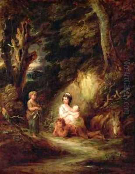 Gypsy Encampment Oil Painting by Gainsborough Dupont