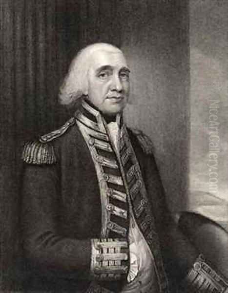 Admiral Richard Howe Oil Painting by Gainsborough Dupont