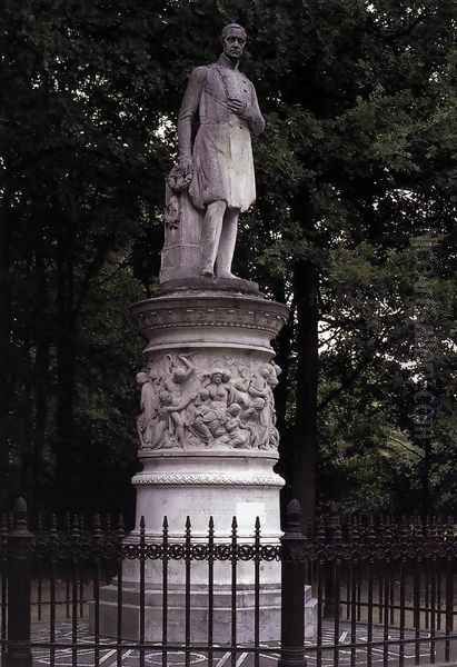 Monument to King Frederick William III of Prussia Oil Painting by Johann Friedrich Drake