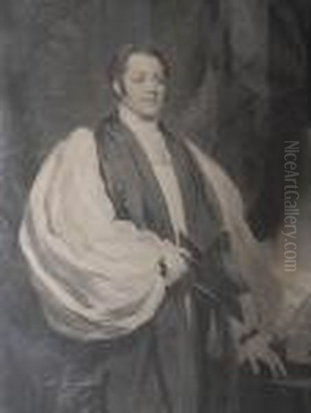 William Hart Coleridge Later Bishop Of Barbados Oil Painting by Thomas Phillips