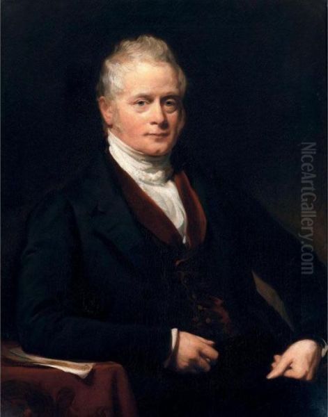 Portrait Of Sir Edward Knatchbull, 9th Bt. (1781-1849) Oil Painting by Thomas Phillips