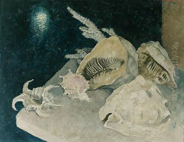 Shells Oil Painting by Glyn Warren Philpot