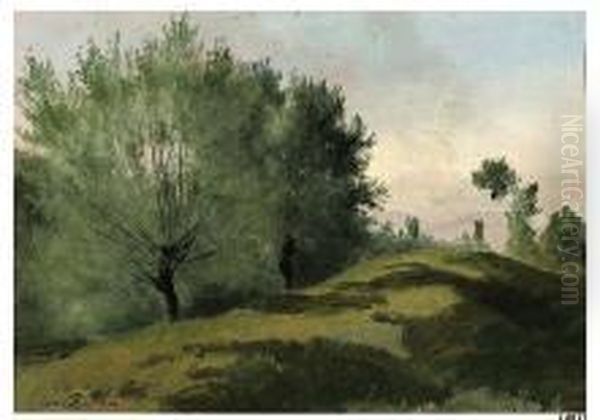 Paesaggio Oil Painting by Carlo Piacenza