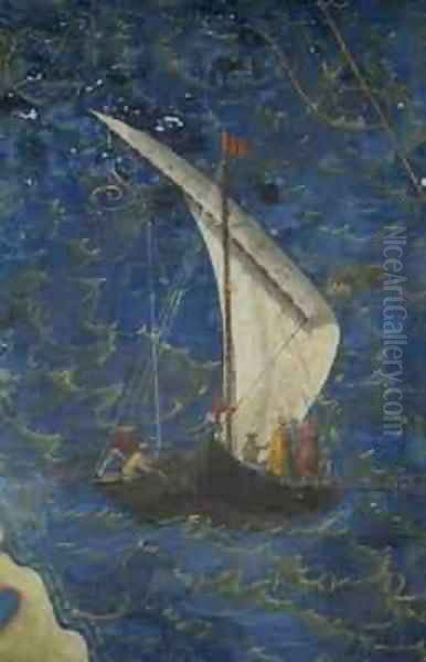 Ship at sea Oil Painting by Egnazio Danti