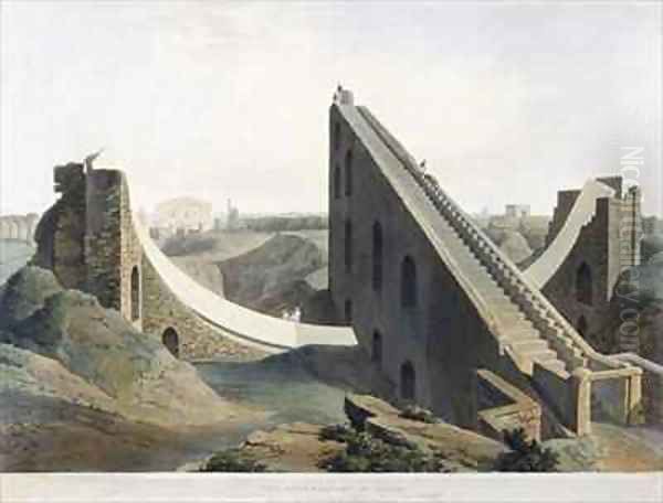 The Observatory at Delhi 2 Oil Painting by Thomas & William Daniell