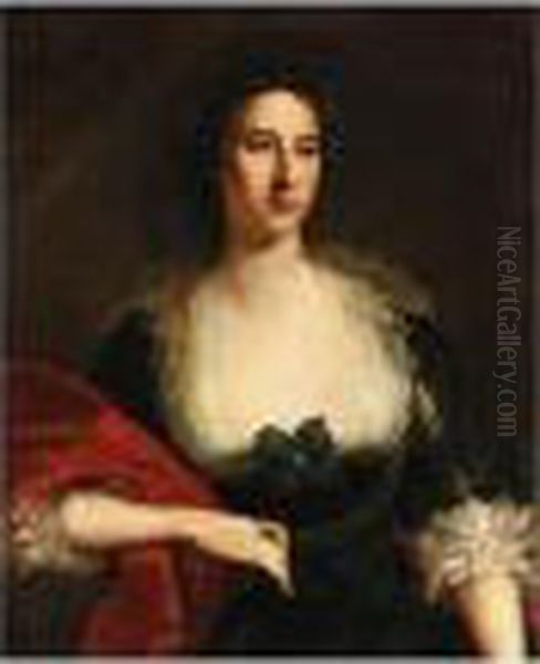 Portrait Of A Lady Oil Painting by Henry Pickering