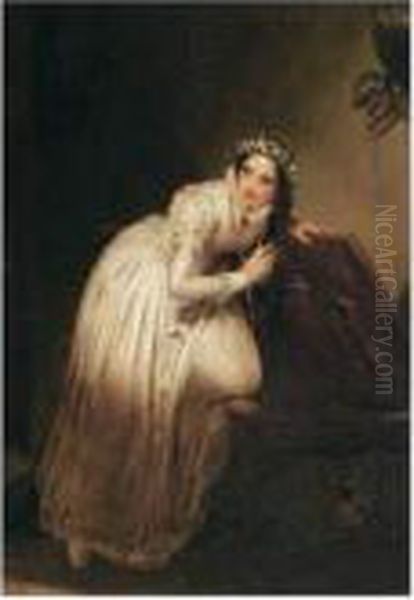 Jeune Mariee Se Cachant Dans Un Coffre Oil Painting by Henry William Pickersgill