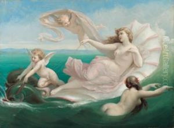 Sea Nymphs Oil Painting by Henri Pierre Picou