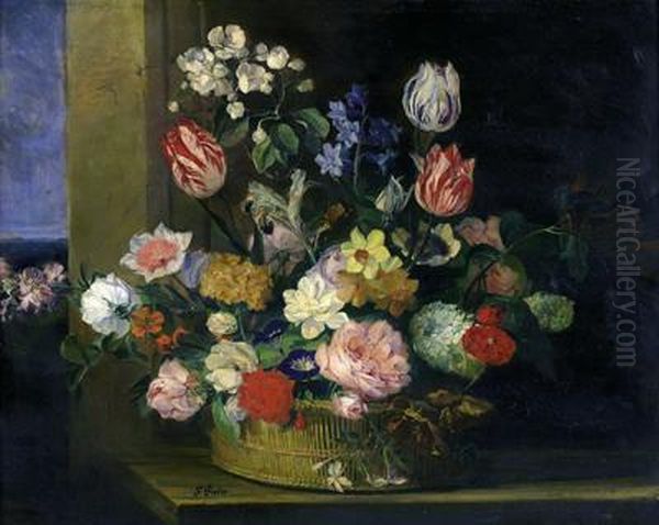 Blumenstilleben by Frans Xaver Pieler