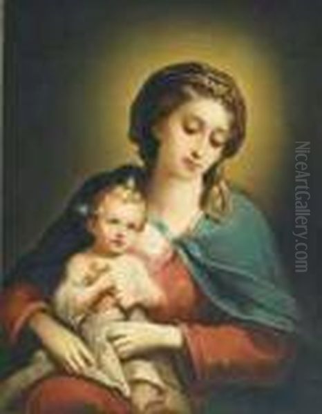 Madonna And Child by Frans Xaver Pieler