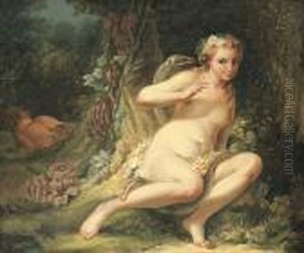 The Temptation Of Eve Oil Painting by Jean-Baptiste-Marie Pierre