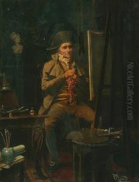 The Connoisseur Oil Painting by Harold Piffard