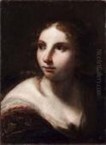 Ritratto Di Giovane Donna Oil Painting by Simone Pignone