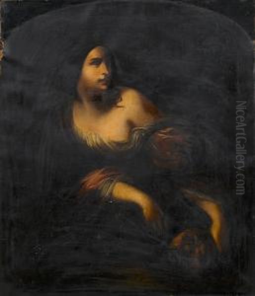 Judith With The Head Of Holofernes Oil Painting by Simone Pignone