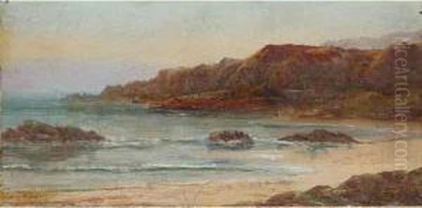 Coastal Scene Oil Painting by William Charles Piguenit