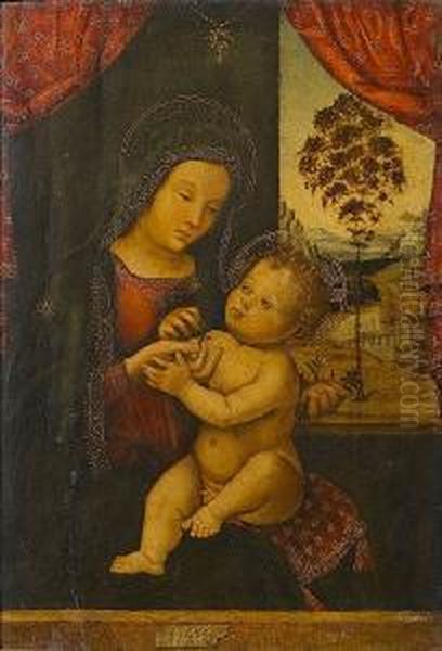 The Madonna And Child Oil Painting by Bernardo Pintoricchio