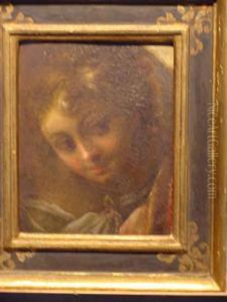 Head Of An Angel Oil Painting by Bernardo Pintoricchio