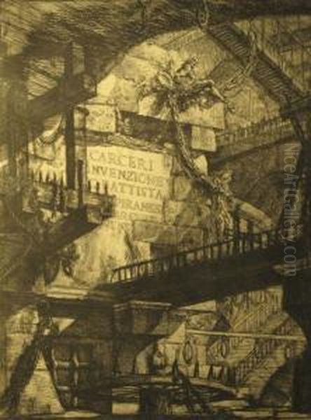 Carceri Oil Painting by Giovanni Battista Piranesi