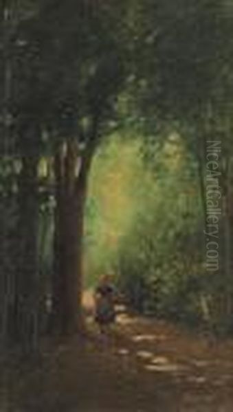 Viottolo Tra Gli Alberi Oil Painting by Giovanni Pisano