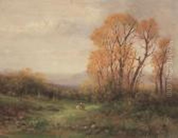 Sera D'autunno Oil Painting by Giovanni Pisano