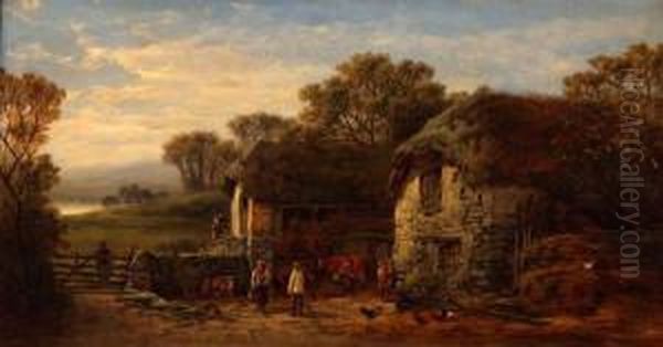 Portlemouth Oil Painting by William Pitt