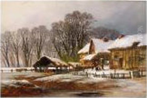 Whitnash, Warwickshire Oil Painting by William Pitt