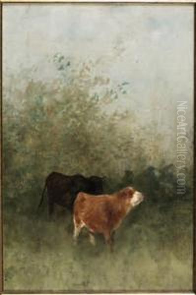 Pascolo Oil Painting by Carlo Pittara