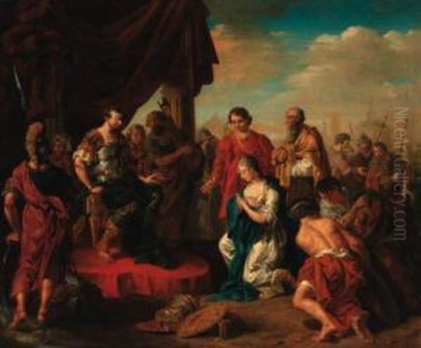 The Continence Of Scipio Oil Painting by Sebastiano Ricci