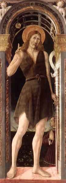 St John the Baptist Oil Painting by Giovanni Angelo D'antonio