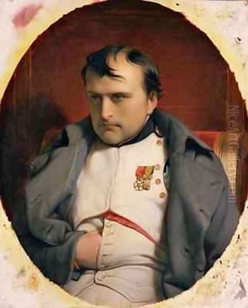 Napoleon 1769-1821 in Fontainebleau Oil Painting by Hippolyte (Paul) Delaroche