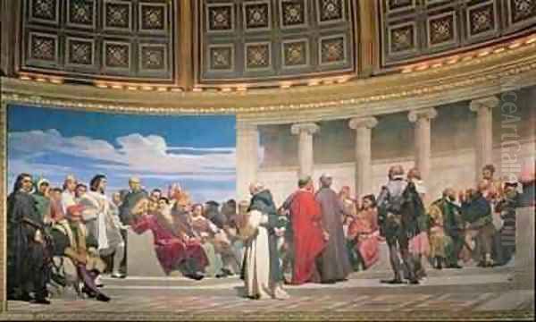 Hemicycle Artists of All Ages by Hippolyte (Paul) Delaroche