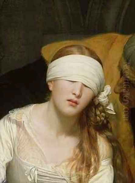 The Execution of Lady Jane Grey 2 Oil Painting by Hippolyte (Paul) Delaroche