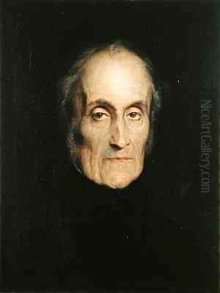 Prince Adam George Czartoryski 1770-1861 Oil Painting by Hippolyte (Paul) Delaroche