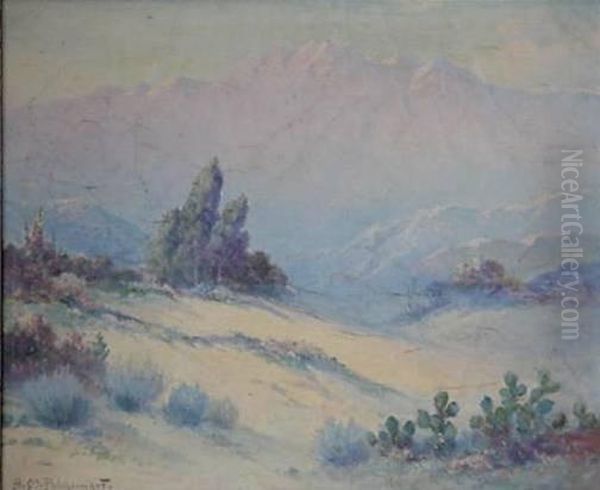 California Landscape Oil Painting by Alexis Matthew Podchernikoff