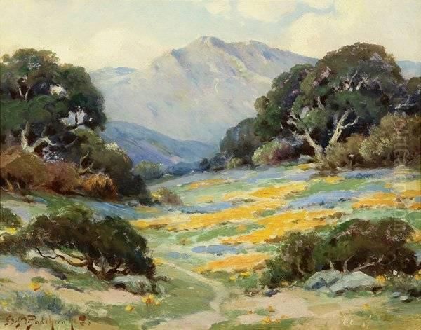 The Month Of April, California Oil Painting by Alexis Matthew Podchernikoff