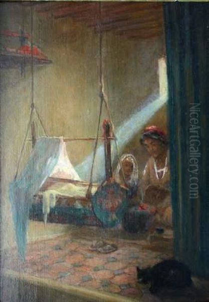 Le Repos Oil Painting by Armand Point