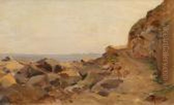 The Sea Beyond Oil Painting by Vasily Polenov