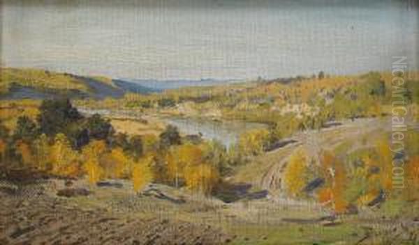 Late Summer Landscape Oil Painting by Vasily Polenov