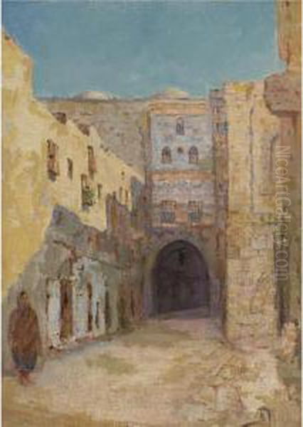 A Street In Cairo by Vasily Polenov