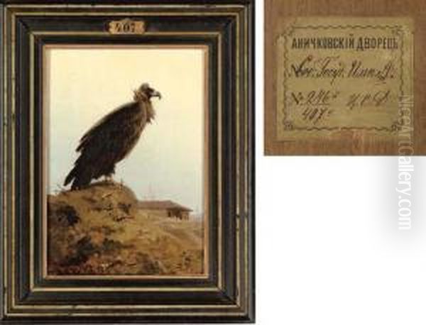 A Cinereous Vulture In Balkan Lands Oil Painting by Vasily Polenov