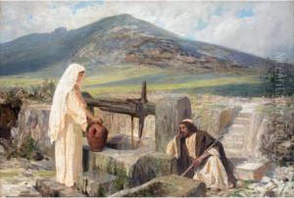 The Samaritan Woman Oil Painting by Vasily Polenov